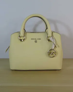 Edith Small Saffiano Leather Satchel