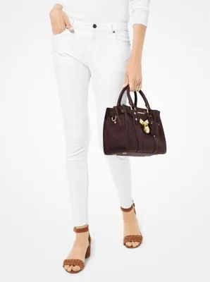 Nouveau Hamilton Small Pebbled Leather Satchel