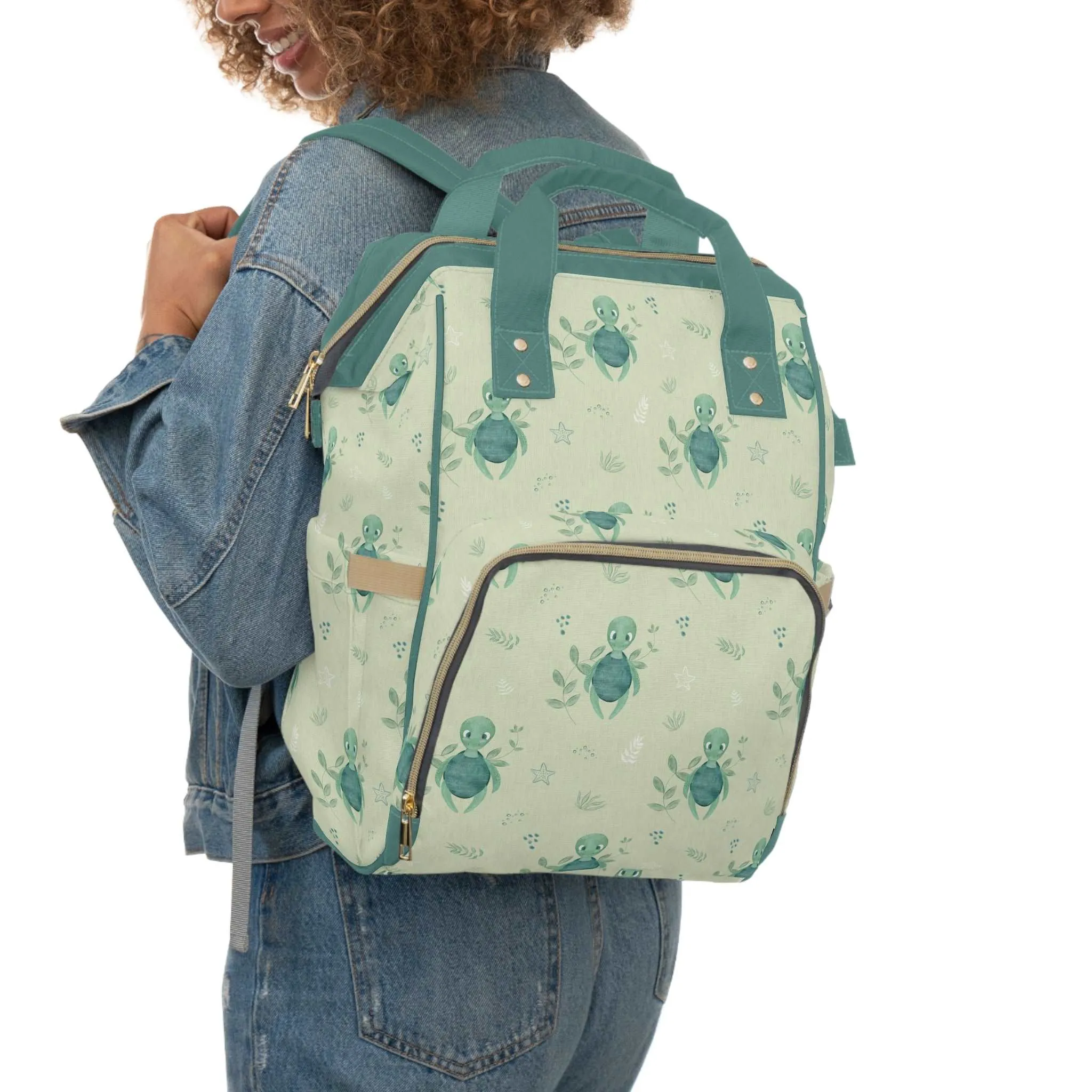 Turtle Recall Multi-Function Baby Changing Backpack Bag